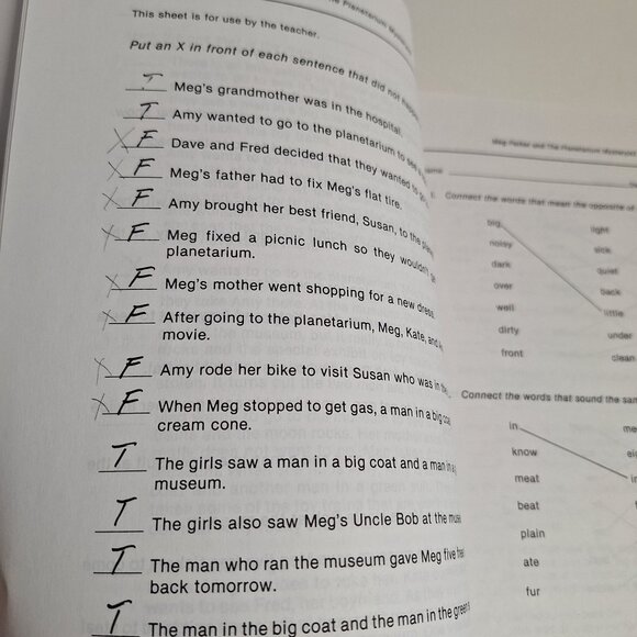 Teachers Edition Activity Worksheets Meg Parker Mystery Set 2 Eleanor Robins - Picture 10 of 12